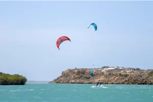 Epic kite session in Punta Gallinas